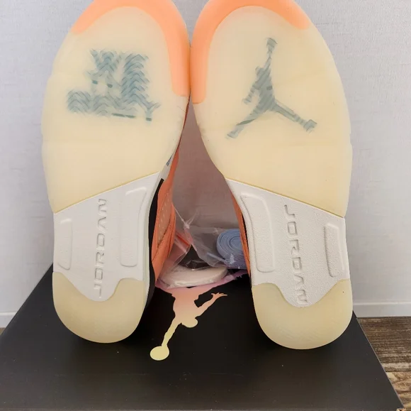 Air Jordan 5 x DJ Khaled We The Best Crimson Bliss DV4982-641 GS 7Y Women's 8.5 - Picture 5 of 5